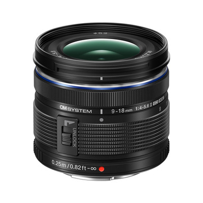OM-System 9-18mm ED F4.0-5.6 II Lens