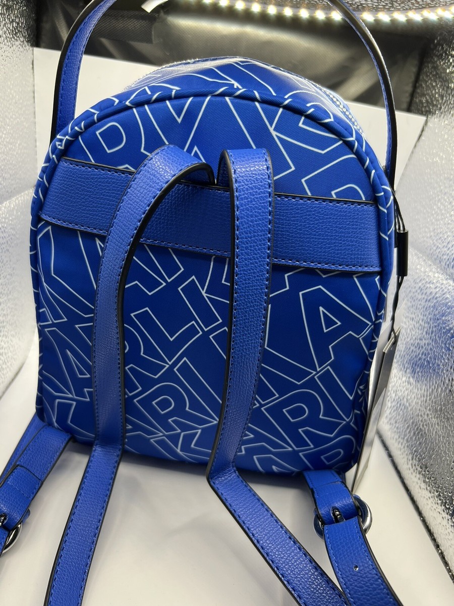 Karl Lagerfeld Paris Amour Backpack in blue New Women Karl Lagerfeld Backpack Paris Bag Handbag Amour  main image 4