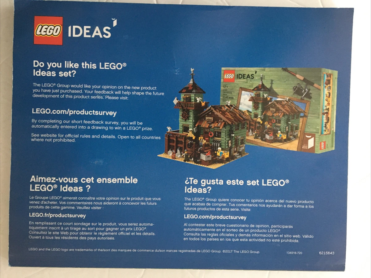 NEW INSTRUCTION ONLY LEGO Ideas 21310 Old Fishing Store NO BRICKS MANUAL  ONLY