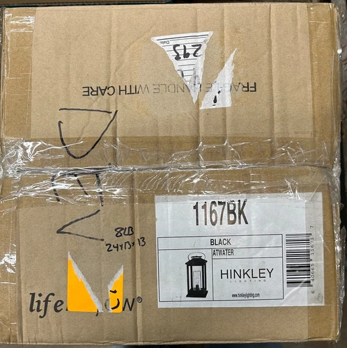 Hinkley Lighting 1167BK Coastal Elements Atwater Post Light Black *NEW* - Picture 3 of 3