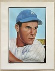 Yogi Berra Signed Autographed 16x20 Lithograph 1953 Topps Gerry Dvorak PSA/DNA