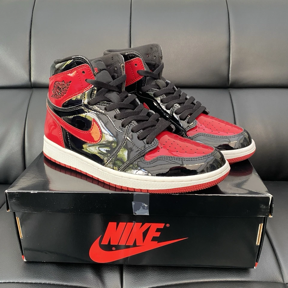 Nike Air Jordan 1 Retro High OG Patent Bred UK 8, photo 1 of 5