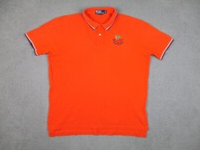 Ralph Lauren Polo Shirt Adult Extra Large Orange Yacht Club Flag Rugby Mens 90s