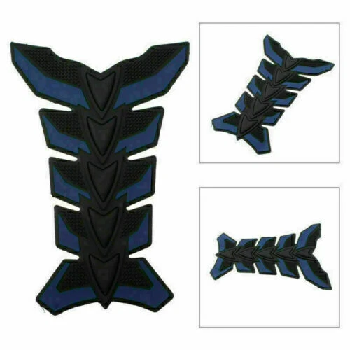 Universal Motorcycle Gas Fuel Oil Tank Pad Fish Bone 3D Decal Sticker Protector - Picture 32 of 32