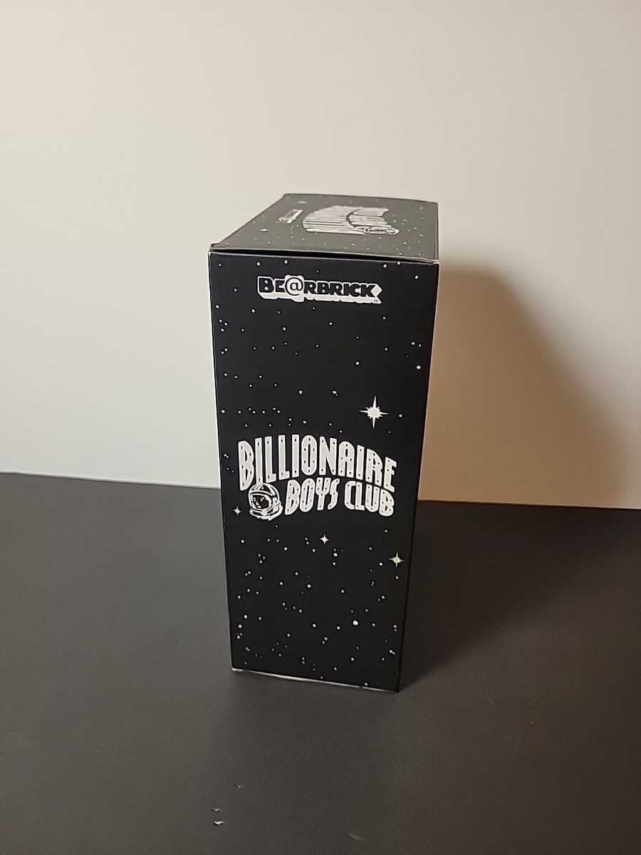 BEARBRICK BILLIONAIRE BOYS CLUB ASTRONAUT BLACK 100%&400 BEARBRICK BILLIONAIRE BOYS CLUB ASTRONAUT BLACK 100%&400