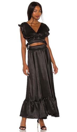 FREE PEOPLE Pretty Daze Silky Set Dress UK M 12 - 14 Black Summer Beach RRP $250 - Picture 6 of 11