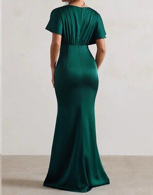Club L London Dark Green Bridesmaid Dress BNWT size 6 | eBay UK Club L London Dark Green Bridesmaid Dress BNWT size 6 | eBay UK