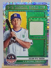 Julian Ryu Takeda 2023 Panini Stars & Stripes U-18 Brazil Fireworks MEM U18-JT