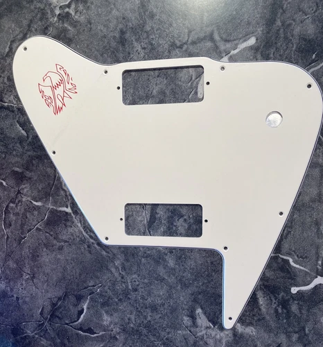 Parchment 3 Ply Pickguard for 2015 Gibson Non Reverse Firebird Limited + Decal