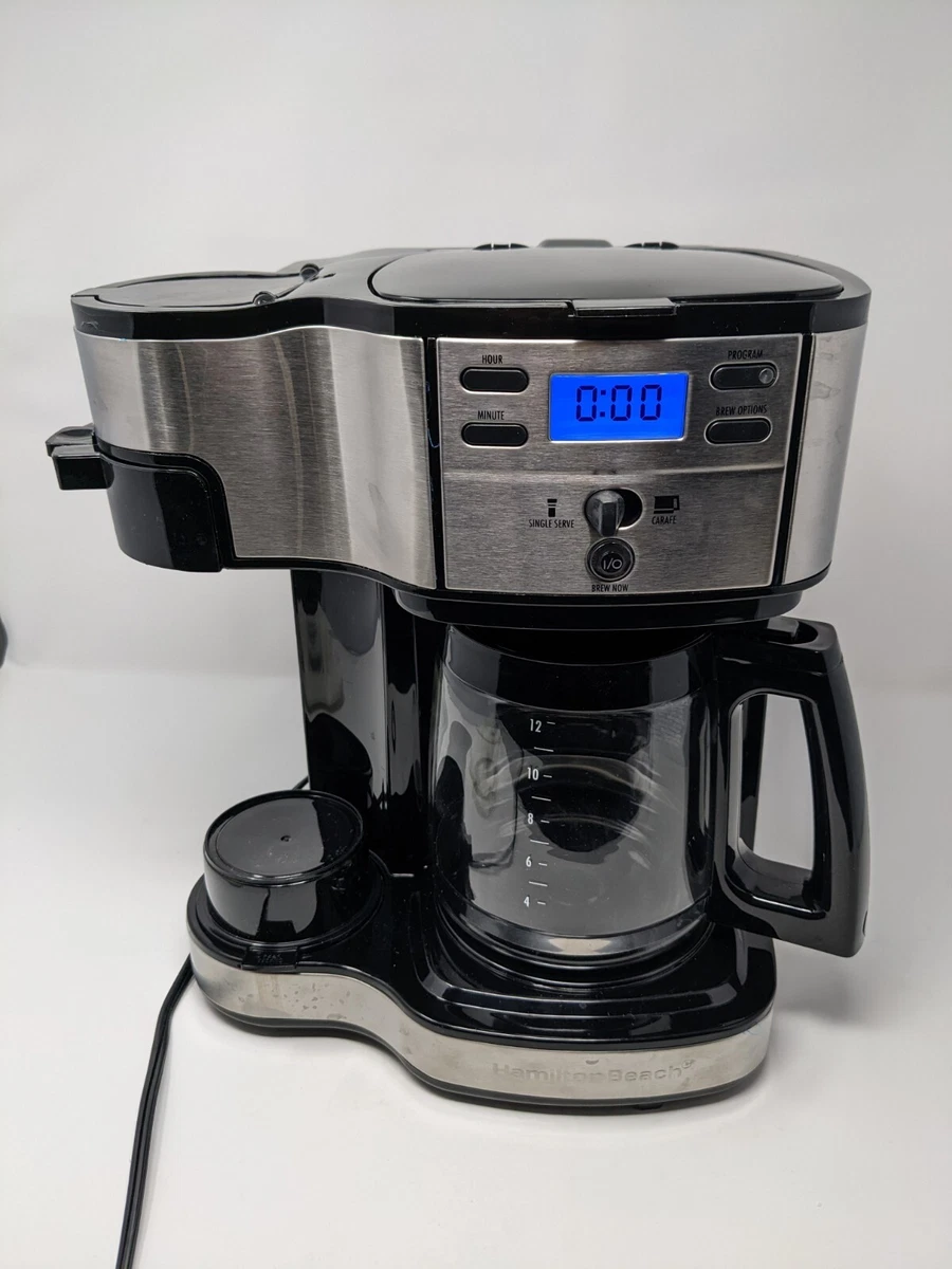 Hamilton Beach 2-Way Brewer, Single Serve or 12 Cup Coffee Maker