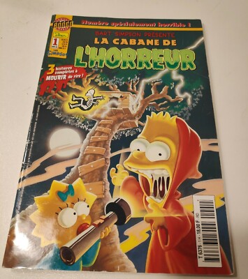BD  les simpson n 1   la cabane de l'horreur  