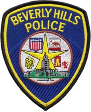 BEVERLY HILLS POLICE DEPARTMENT SHOULDER PATCH: Beverly Hills Cop (1984)