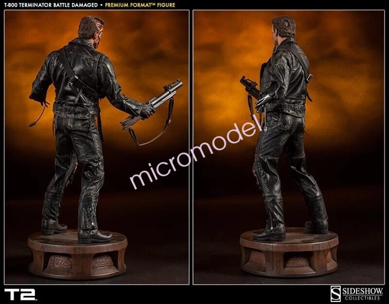 Estatua de segunda mano Sideshow Collectibles 300109 The Terminator escala 1/4 T-800 Foto 3 de 4