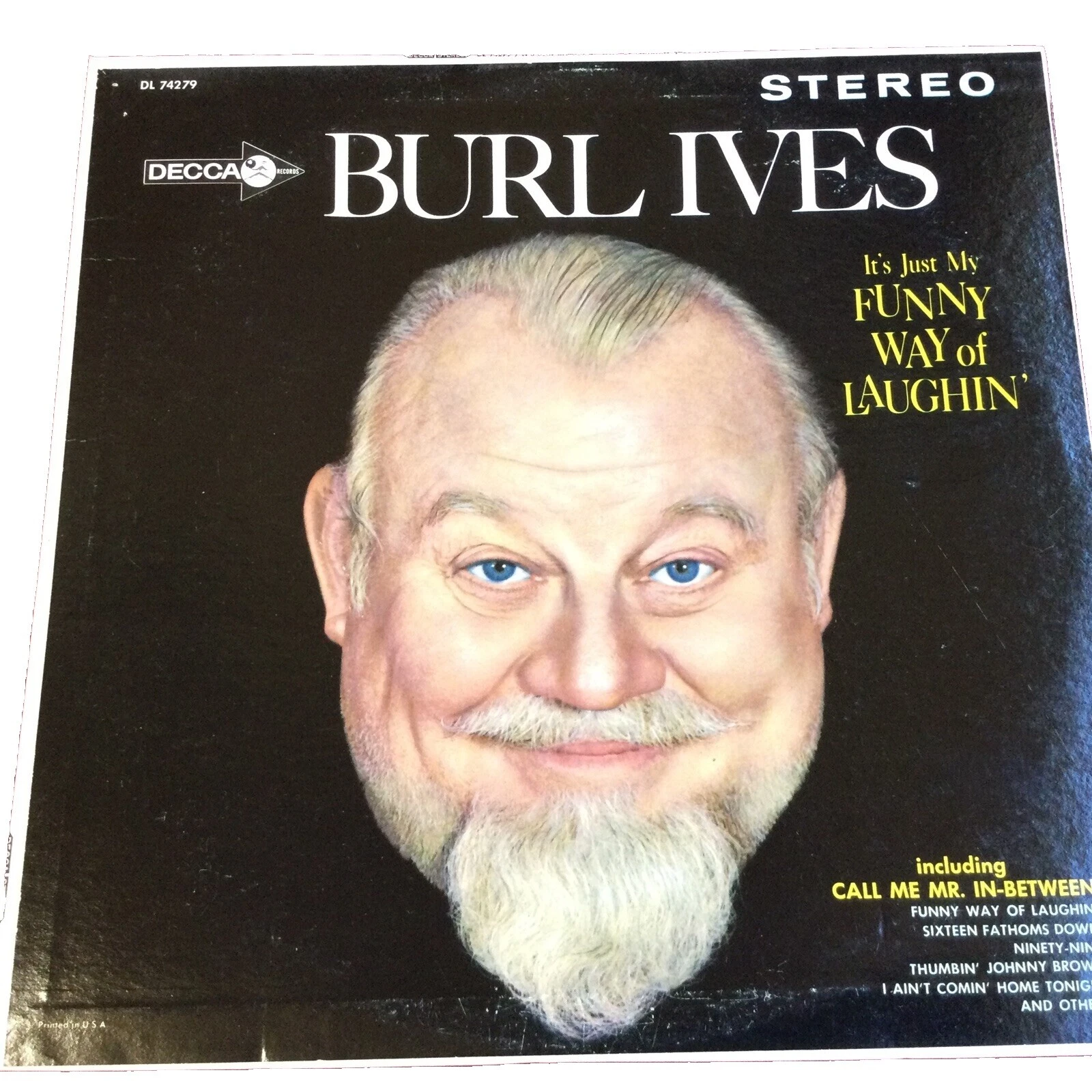 Burl Ives Very Good Plus (VG +) Sleeve Vinyl Records