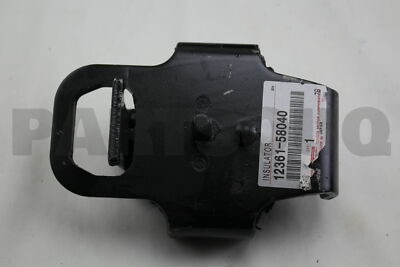 1236158040 Genuine Toyota INSULATOR, ENGINE MOUNTING, FRONT 12361  