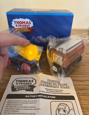 Dustin Accessory Pack ! THOMAS WOODEN RAILWAY TRAIN 2012 Salt Truck NEW