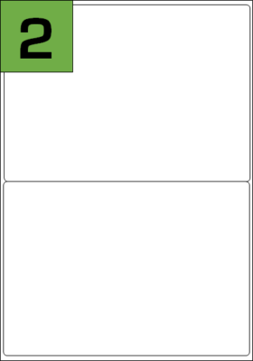 Removable A4 Printer Labels – Blank White Easy Peel Stickers, UK Made