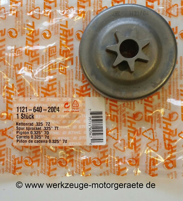 Stihl Kettenrad .325'' 7Z. 1121 640 2004, für 026/260/270/280