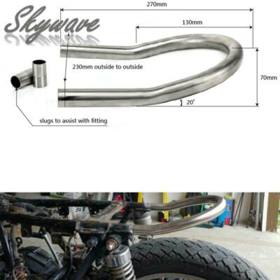 Cafe Racer Seat Frame Hoop Loop End Brat fit for CB750 CB550 CB500 Stainless New