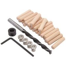 5/16 in. Doweling Accessory Set 27-Piece Dowel Pins NEW