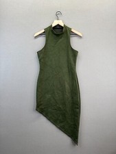 Windsor Womens Green Mini Dress Halter Neck NWT Size M"