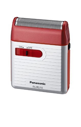 Panasonic Men's Shaver 1blade Traveler ES-RS10-R(Red) DC3V 2xAA