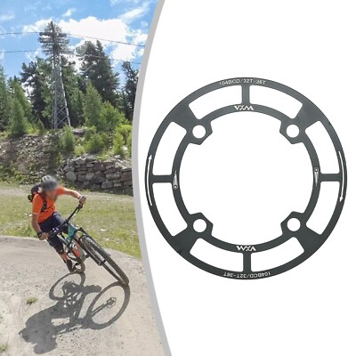 Fahrrad Kettenblattschutz MTB 104mm BCD Einzelscheibe Schutz Kettenblattschutz