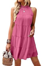 Flowy Summer Halter Dress