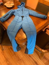 Ski One Piece, Waterproof Women’s Small, Blue, Used Only Once, Slightly Used