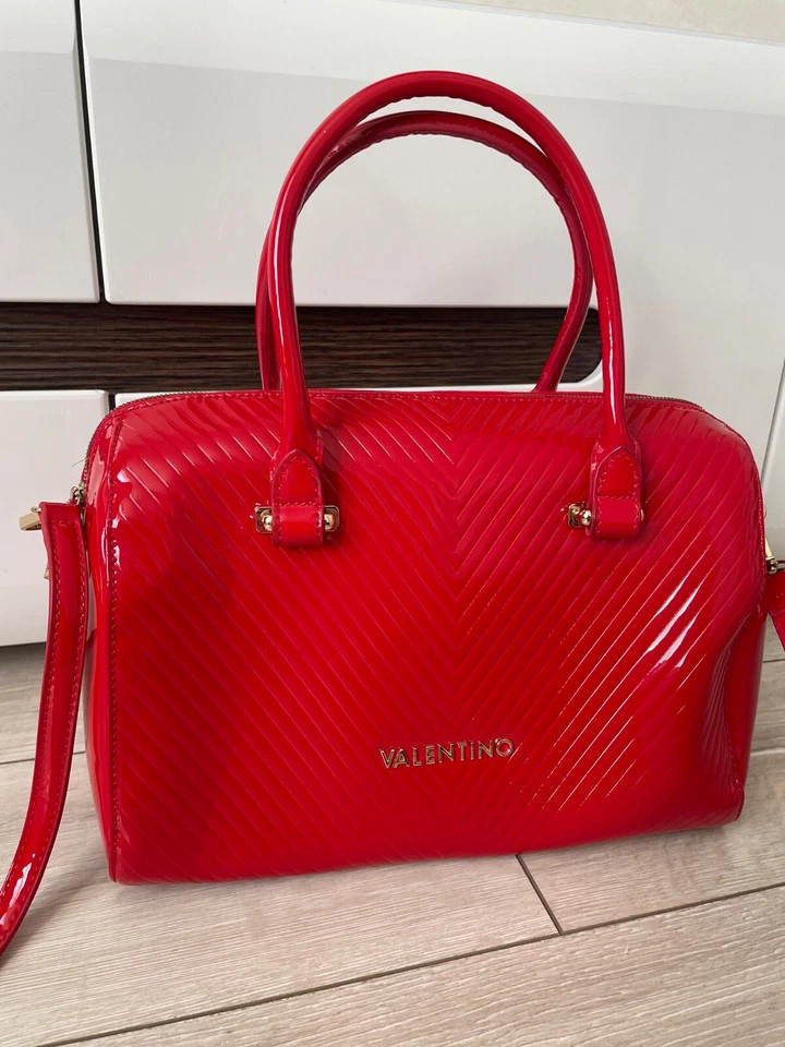 Bolso de Hombro Valentino By Mario Valentino Rojo Foto 2 de 4