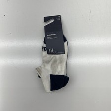 Gap White  Black 3 Pack Ankle Socks Unisex Kids Size Medium 13-2 