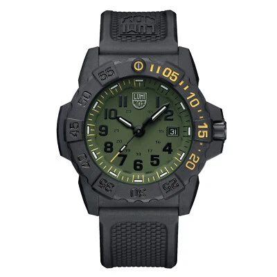 LUMINOX Herren-Armbanduhr Navy Seal Foundation Schwarz/Grün XS.3517.NSF - Bild 1 von 4