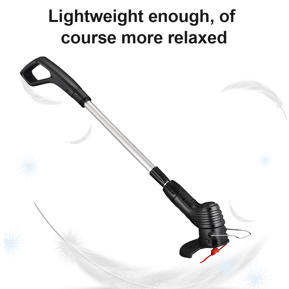 Garden Battery Cordless Strimmer Electric Grass Lawn Edger Cutter