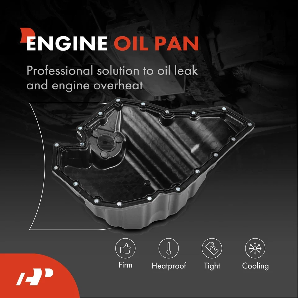 Engine Oil Pan for Audi A4 2014 2015 A5 2014 A6 A6 Quattro 2016-2017 Q5 13-16 - Image 2 of 4