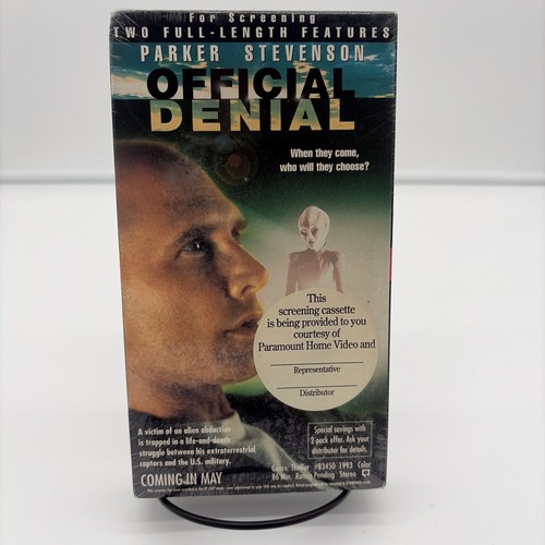 Official Denial - Jericho Fever (VHS) 2 In 1 Rare Promote Screener, sealed/new - Picture 1 of 3