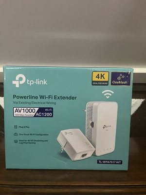 TP-Link TL-WPA7517 KIT AC1200 WIFI AV1000 WLAN Powerline Adapter Kit