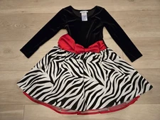 Bonnie Jean Christmas Dress for Girls, Size 4 - New without Tags