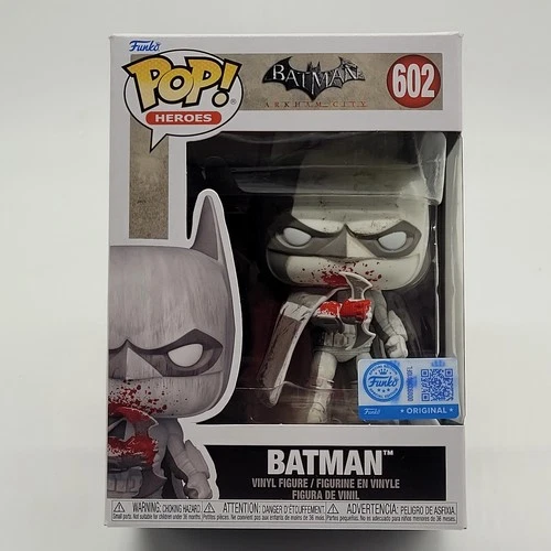 Funko Pop Batman Arkham City (Bloody Game Stop Exclusive) #602  w/ Protector O