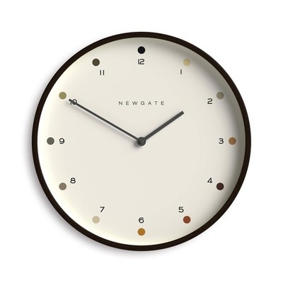 NEWGATE  Mr Clarke Wall Clock | Large Scandi Inspired Plywood Clock | 40cm