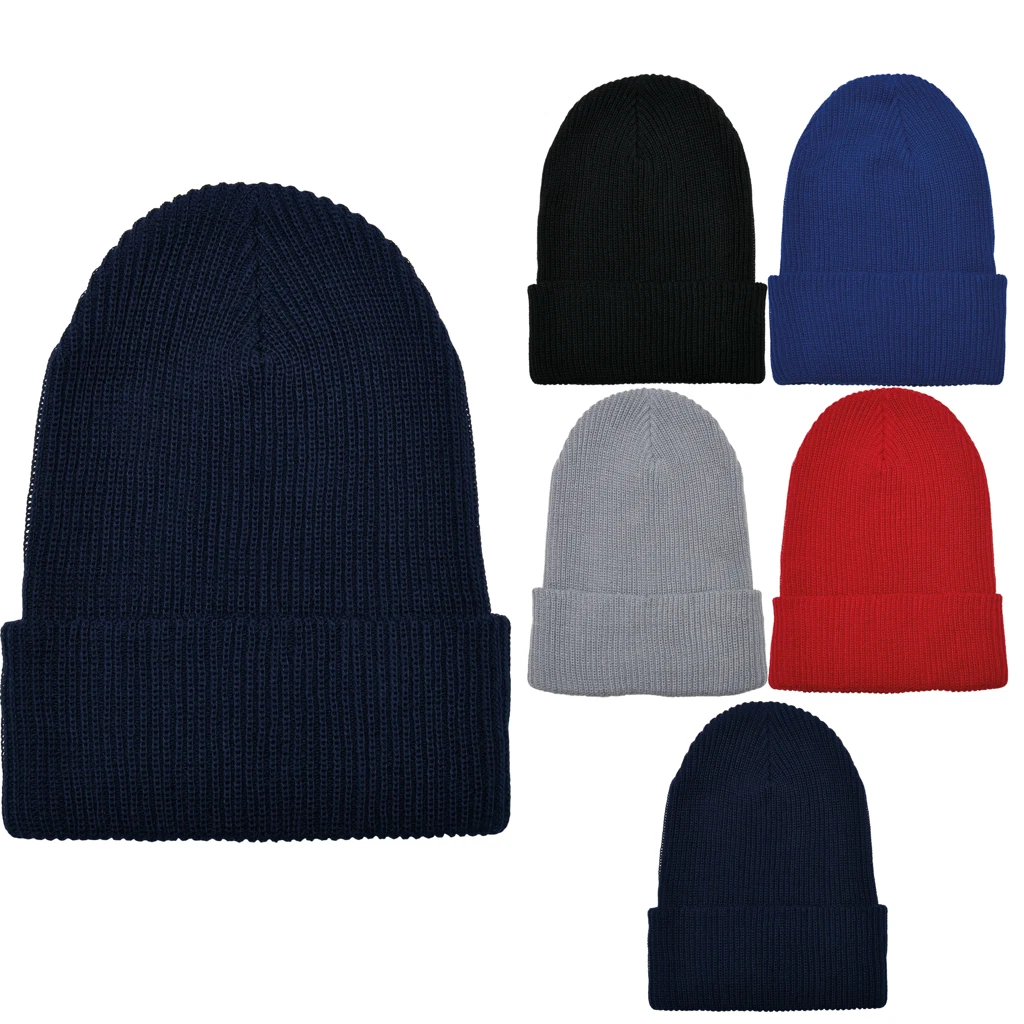 Flexfit by Yupoong Recycled yarn ribbed knit beanie (1504RY) - Ribbed knit, Cuff