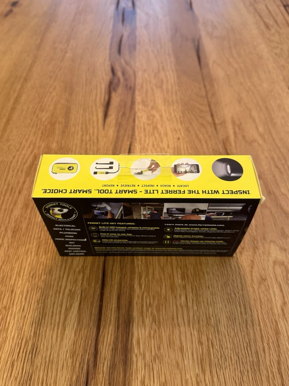 Ferret Lite Multipurpose Wireless WiFi Rechargeable Inspection Camera - Ex Cond 10