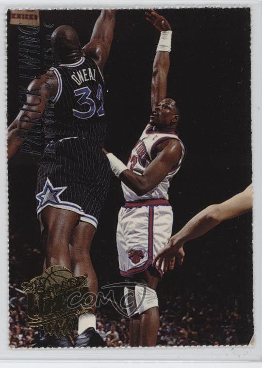 1994-95 Fleer Ultra Promo Sheet Singles Patrick Ewing #125 HOF 3g6