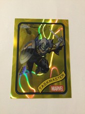 2025 Marvel Topps Chrome TASKMASTER #17 Refractor Yellow Lava