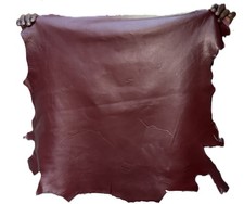 Burgund Nappa Soft Premium Quality Sheepskin Genuine Leather Hide NO Holes 6Sqft