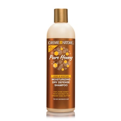 Creme of Nature Pure Honey Moisturizing Dry Defense Shampoo 12 oz