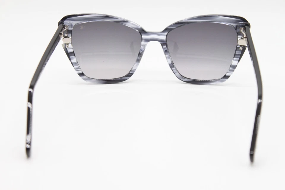 NUEVAS GAFAS DE SOL CHAMPION LUCY C01 GRIS NEGRO AUTÉNTICAS 56-18 Foto 4 de 4