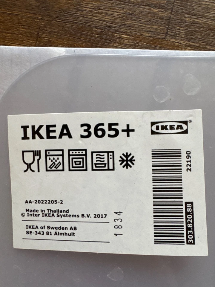 IKEA 365+ Planche à Découper Plastique Transparent 20x16 cm - Photo 2/2