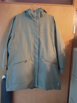 Blue Wave   Funktionsjacke Mantel  Langjacke Gr.52  oliv