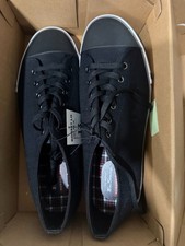 Ben Sherman Dorset Lo Men's Canvas Sneakers Memory Foam Size 13 New