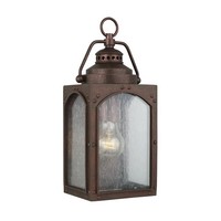 AußEnleuchte Wand Glas Metall E27 IP44 Haus Hof Rustikal AußEnlampe Wand